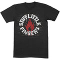 Black - Front - Stiff Little Fingers Unisex Adult Wall Cotton T-Shirt