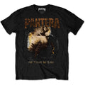 Black - Front - Pantera Unisex Adult Original Cover Cotton T-Shirt