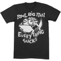 Black - Front - Reel Big Fish Unisex Adult Silly Fish Cotton T-Shirt