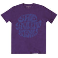 Purple - Front - The Rolling Stones Unisex Adult 70s Vintage Logo T-Shirt