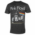 Black - Front - Pink Floyd Unisex Adult DSOTM Band & Pulse T-Shirt