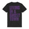 Black - Back - The Rolling Stones Unisex Adult Ghost Town Distressed T-Shirt