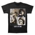 Black - Front - The Beatles Unisex Adult Let It Be Sepia T-Shirt