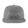 Silver Grey - Back - The Doors Unisex Adult Logo Snapback Cap