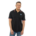 Black - Side - The Who Unisex Adult Target Logo Polo Shirt