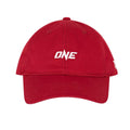 Red-White - Front - Tokyo Time Unisex Adult One Championship Logo Baseball Cap