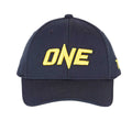 Navy Blue-Yellow - Front - Tokyo Time Unisex Adult One Championship Logo Baseball Cap