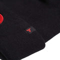 Black-Red - Side - Tokyo Time Unisex Adult Japan Bobble Beanie