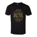 Black - Front - AC-DC Unisex Adult High Voltage Vintage T-Shirt