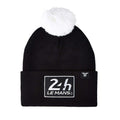 Black-White - Front - Tokyo Time Unisex Adult Le Mans 2020 Bobble Beanie