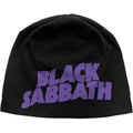 Black-Purple - Front - Black Sabbath Unisex Adult Logo Beanie