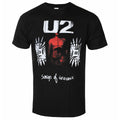 Black-Red - Front - U2 Unisex Adult Songs Of Innocence Cotton T-Shirt