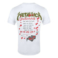 White - Back - Metallica Unisex Adult One Landmine Back Print T-Shirt