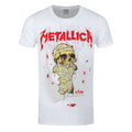 White - Front - Metallica Unisex Adult One Landmine Back Print T-Shirt