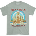 Heather-Grey - Front - Iron Maiden Unisex Adult Powerslave Egypt T-Shirt