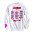 White - Back - Yungblud Unisex Adult Tour Back & Sleeve Print Sweatshirt