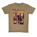 Tan Brown - Front - Slipknot Unisex Adult The End, So Far Grid Photos Back Print T-Shirt