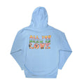 Light Blue - Back - The Beatles Unisex Adult All You Need Is Love Back Print Hoodie