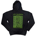 Navy Blue - Front - Joy Division Unisex Adult Unknown Pleasures Hoodie