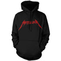 Black-Red - Front - Metallica Unisex Adult Screaming Skull Hoodie