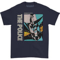 Navy Blue - Front - The Police Unisex Adult Message In A Bottle Cotton T-Shirt