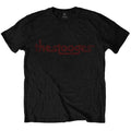 Black - Front - Iggy & The Stooges Unisex Adult Vintage Cotton Logo T-Shirt