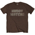 Brown - Front - Muddy Waters Unisex Adult Electric Mud Vintage Cotton T-Shirt