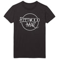 Black - Front - Fleetwood Mac Unisex Adult Logo T-Shirt