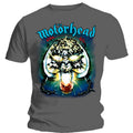 Charcoal Grey - Front - Motorhead Unisex Adult Overkill T-Shirt