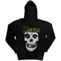 Black - Front - Misfits Unisex Adult Classic Vintage Hoodie