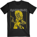 Black-Yellow - Front - Iron Maiden Unisex Adult Flyer T-Shirt