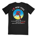 Black - Back - Iron Maiden Unisex Adult The Beast In New York Back Print T-Shirt