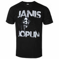 Black - Front - Janis Joplin Unisex Adult Shea ´70 Cotton T-Shirt