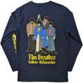 Navy Blue - Back - The Beatles Unisex Adult Yellow Submarine Band Cotton T-Shirt