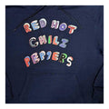 Navy Blue - Back - Red Hot Chilli Peppers Unisex Adult Colourful Letters Hoodie