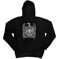 Black - Front - Slayer Unisex Adult High Contrast Eagle Hoodie