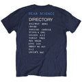 Navy Blue - Back - TV On The Radio Unisex Adult Brushstroke Hand Cotton Back Print T-Shirt