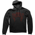 Black - Front - The Cult Unisex Adult Logo Pullover Hoodie
