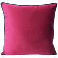 Raspberry-Teal - Front - Riva Home Meridian Cushion Cover