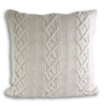 Cream - Front - Riva Home Aran Cushion Cover