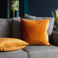 Pumpkin Orange - Back - Furn Gemini Cushion Cover