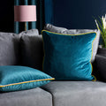 Teal - Side - Furn Gemini Cushion Cover