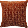 Rust - Front - Paoletti Delphi Cushion Cover