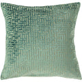 Mint - Front - Paoletti Delphi Cushion Cover