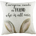 Brown-White-Black - Front - Evans Lichfield All Ears Cushion Cover