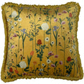 Ochre Yellow - Front - Furn Fleura Cushion Cover