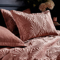 Blush Pink - Back - Paoletti Palmeria Duvet Cover Set