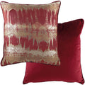 Burgundy - Back - Evans Lichfield Inca Cushion Cover