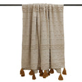 Ochre Yellow-Beige - Front - Furn Throw