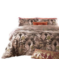 Blush - Front - Furn Malaysian Palm Duvet Cover Set